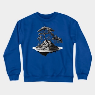 Grey Tones Bonsai Island Home Crewneck Sweatshirt